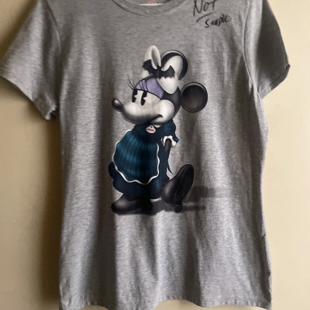 Disney Ladies Shirt The Haunted Mansion Minnie Mouse Original Sample
